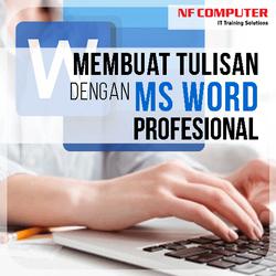 Membuat Tulisan dengan MS Word Professional